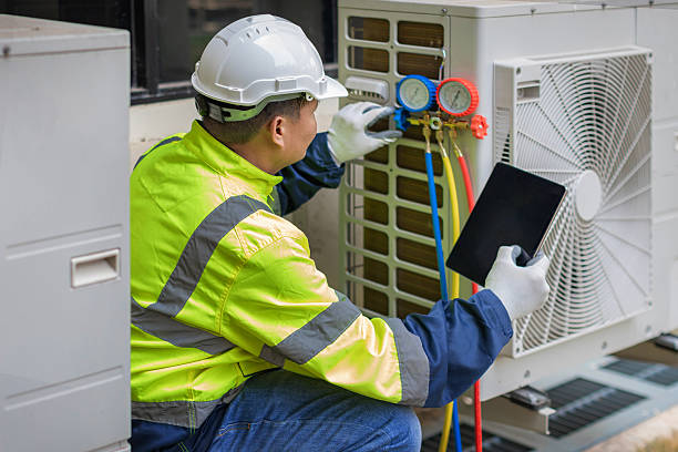 Professional Ductwork Repair technician working in Bowerston, OH
